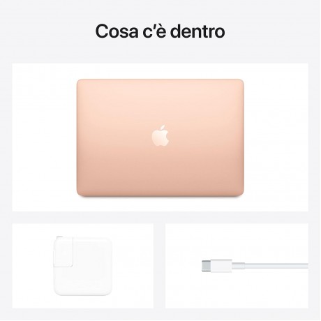 Apple PC Portatile MacBook Air 2020 M1 Retina 13", 8GB RAM 256GB SSD Argento