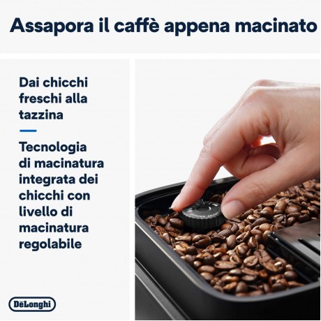 De'Longhi Magnifica Evo Perfetto, Macchina Automatica Caffè Chicchi ECAM292.81.B