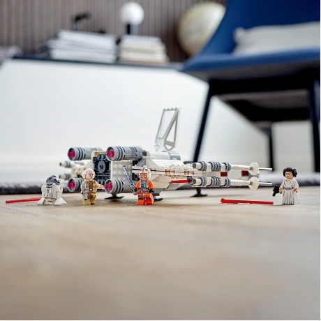LEGO Star Wars X-Wing Fighter di Luke Skywalker, Set di Costruzioni Guerre Stellari con Minifigure della Principessa Leila e del Droide R2-D2, 75301
