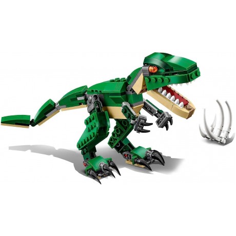 LEGO Creator Dinosauro, 31058 Set T-rex, Triceratopo e Pterodattilo