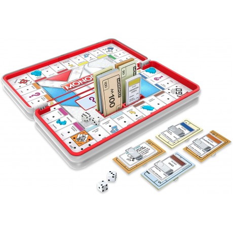 Monopoly – Gioco di Societe Monopoly Road Trip – Gioco da viaggio Francese