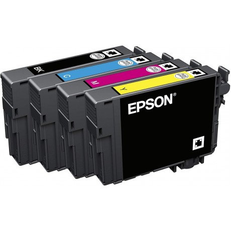 Epson Multipack 4-Colours 502 Ink & 502 Serie Binocolo, Cartuccia Originale Getto D'Inchiostro, Formato Xl, Nero