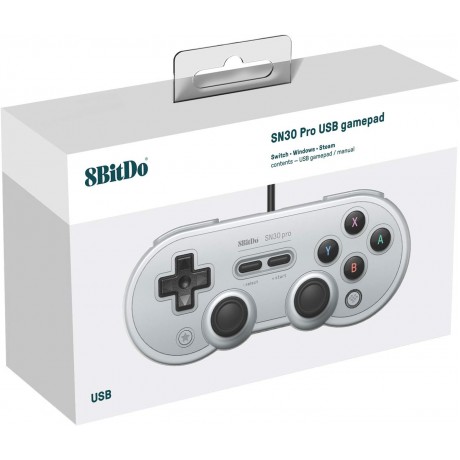 8Bitdo Sn30 Pro USB Gamepad Gray Edition [ [Edizione: Germania]