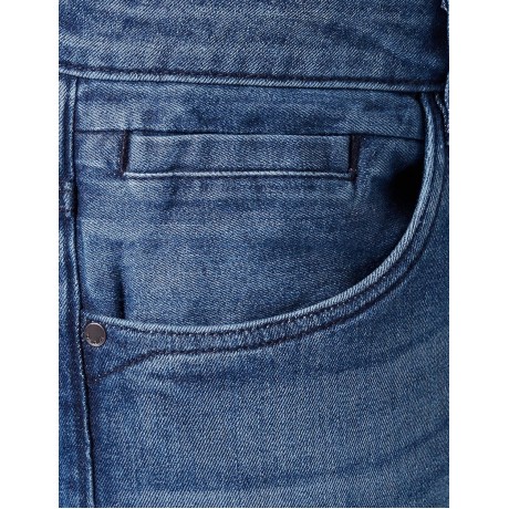 TOM TAILOR Troy Slim Jeans, Uomo, Blu (Mid Stone Wash Denim 10281), 32W / 32L