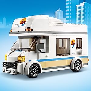 LEGO-60283-City-Camper-delle-Vacanze-Modellino-da-Costruire-di-Roulotte-Giocatto